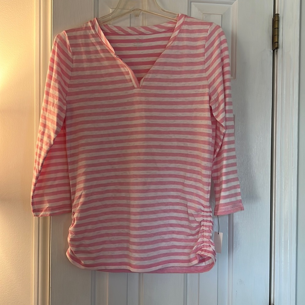 3/4 Sleeve V-neck